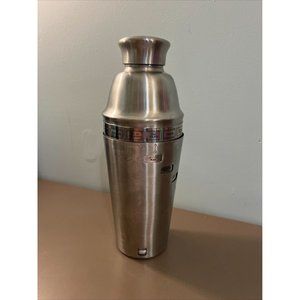 Oggi Stainless Steel Dial a Drink Mixed Drink Cocktail Shaker 15 Recipes